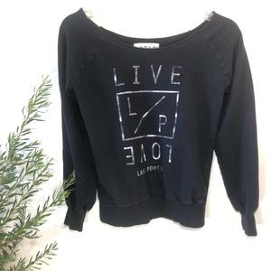 Peep shoulder Lake Powell sweatshirt